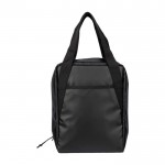 Bolsa térmica de poliéster con asas cortas para transporte color negro primera vista