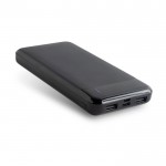 Powerbank de ABS reciclado con varios puertos 10.000 mAh color negro vista 11