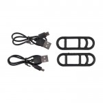 Luces recargables con 3 luces LED y 4 modos de iluminación para bici quinta vista