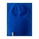 Gorro de punto elástico acanalado de doble capa Elevate Life color azul real segunda vista trasera