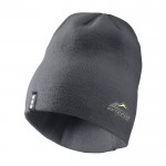 Gorro de punto elástico acanalado de doble capa Elevate Life color gris topo