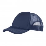 Gorras de poliéster 100 g/m2 color azul marino