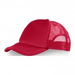 Gorras de poliéster 100 g/m2 color rojo