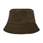 Sombrero para el sol de pana reciclada y algodón 280 g/m2 color verde oscuro segunda vista frontal