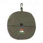 Sombrero tipo bob de nailon con diseño plegable 100 g/m2 color verde oscuro