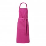 Delantal de cocina personalizado 240 g/m2 color rosa