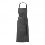 Delantal de cocina personalizado 240 g/m2 color gris oscuro