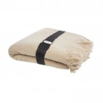 Manta de mohair y RPET 215 g/m2 color beige