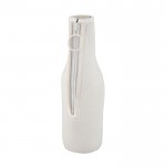 Funda de neopreno para botellas color blanco
