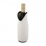 Funda para botellas de vino extensible color blanco