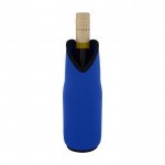 Funda para botellas de vino extensible color azul real tercera vista