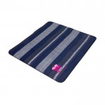 Manta impermeable rayada personalizada
