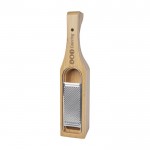 Rallador para queso personalizado color natural vista impresa logo