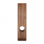 Set de portabotellas de madera de acacia con utensilio color madera segunda vista frontal
