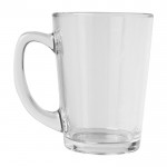 Set de dos vasos de té de vidrio con capacidad para 310ml color transparente segunda vista lateral