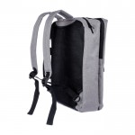 Mochila para portátil e ideal para viajes de poliéster reciclado 15'' color gris claro segunda vista
