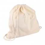 Mochila de cuerdas de algodón natural Oeko-Tex® 150g/m2 tercera vista