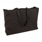 Bolsa de la compra de algodón Oeko-Tex® con fuelle 280 g/m2 tercera vista