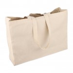 Bolsa de la compra de algodón natural Oeko-Tex® 220 g/m2 tercera vista