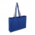 Bolsa de la compra de algodón de colores Oeko-Tex® 220 g/m2 quinta vista