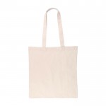 Bolsa de la compra de algodón natural Oeko-Tex® 180 g/m2 color caqui segunda vista