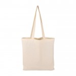 Bolsa de la compra de algodón natural Oeko-Tex® 140 g/m2 color caqui segunda vista