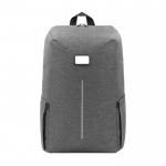 Mochila para portátil de poliéster reciclado repelente al agua 16'' color gris primera vista