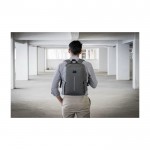 Mochila para portátil de poliéster reciclado repelente al agua 16'' tercera vista