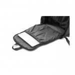 Mochila para portátil de poliéster reciclado repelente al agua 16'' novena vista