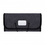 Organizador viajero para dispositivos tecnológicos BrandCharger color gris primera vista