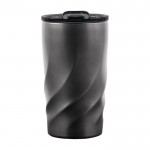 Vaso térmico antifugas de acero inoxidable reciclado BrandCharger 400ml cuarta vista