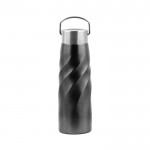 Botella antifugas de acero inoxidable reciclado BrandCharger 500ml color grafito primera vista