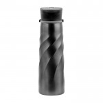 Botella de acero inoxidable apta para lavavajillas BrandCharger 1L color grafito primera vista