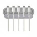 Organizador de cables con 5 ranuras con adhesivo BrandCharger segunda vista
