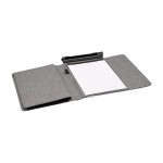Portafolio de RPET con bloc de notas y bolsillo para dispositivos sexta vista