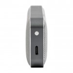 Altavoz inalámbrico ultradelgado de aluminio y gamuza BrandCharger 10W quinta vista