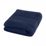 Toalla de mano de algodón 450 g/m2 color azul marino