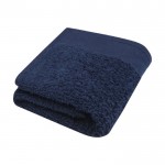 Toalla de baño gruesa de algodón 550 g/m2 color azul marino