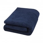 Toalla suave y gruesa en algodón 550 g/m2 color azul marino