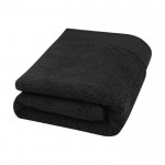 Toalla suave y gruesa en algodón 550 g/m2 color negro