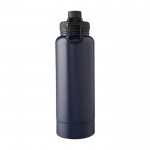 Botella de acero inoxidable con compartimiento debajo 1L
