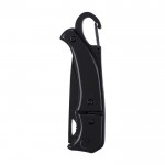 Navaja de bolsillo de acero inoxidable con cierre de seguridad color negro primera vista