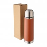 Termo de acero inoxidable con funda extraíble de cuero 400ml octava vista