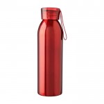 Botella de acero inoxidable reciclado con tapa y correa a juego 650ml séptima vista