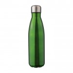 Botella de acero inoxidable reciclado de doble pared 500ml color verde primera vista