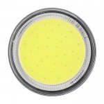 Linterna circular con imán con 3 modos de luz y recargable color gris primera vista