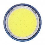 Linterna circular con imán con 3 modos de luz y recargable color azul ultramarino primera vista