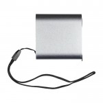 Cinta métrica de aluminio con pulsador y cordón para transporte 3M color plateado tercera vista