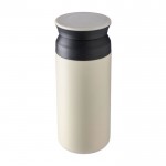 Botella de acero inoxidable de doble pared con acabado mate 350ml tercera vista