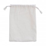 Bolsa de algodón con un set de 4 artículos para el baño color caqui primera vista